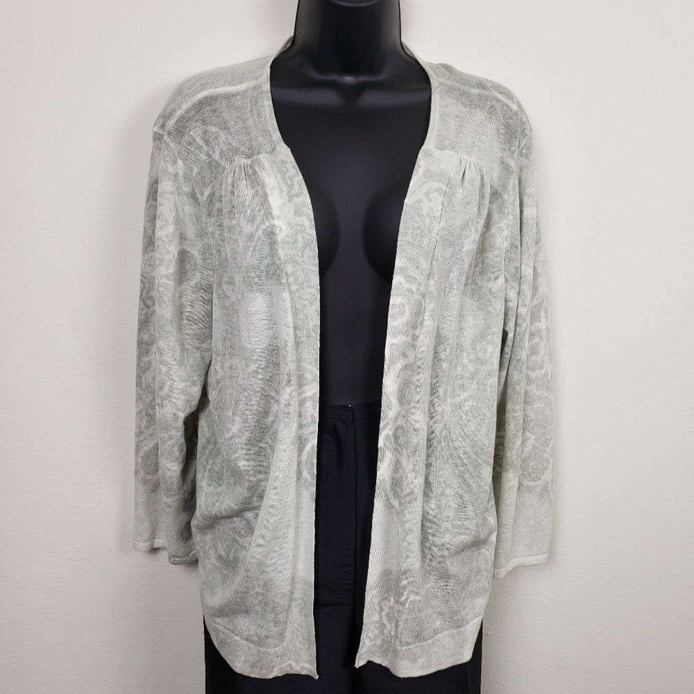 CHICO'S Paisley Cardigan